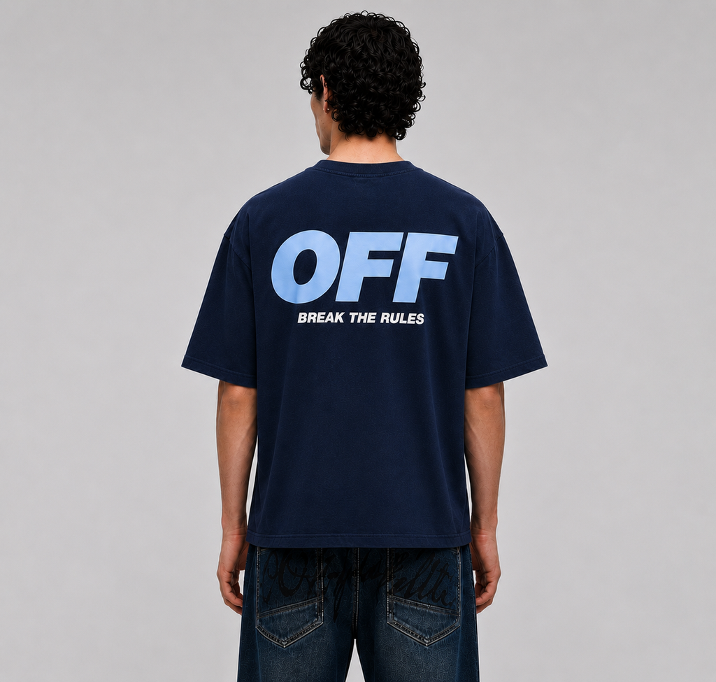 OFF T-SHIRT BLUE