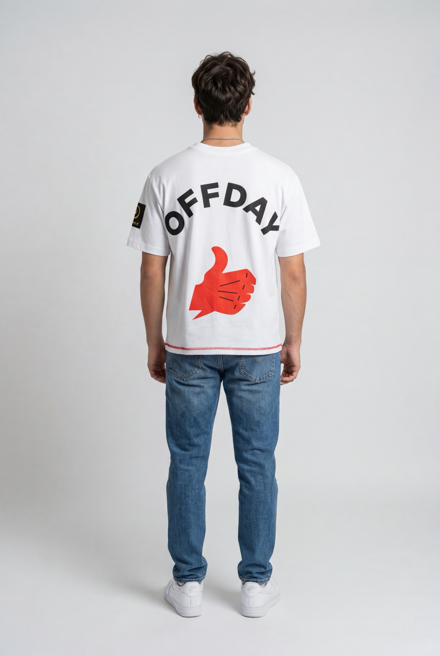 HAND T-SHIRT white